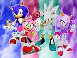 Image result for Sonic/Tails Knuckles Amy Shadow Silver Blaze