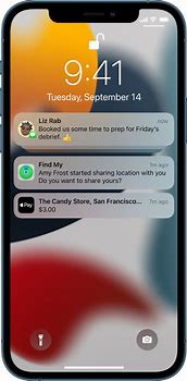 Image result for iPhone 13 Lock Screen with Notifications