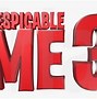 Image result for Despicable Me 3 Logo Transparent
