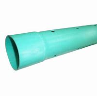 Image result for Perforated Drain Pipe with Fabric Sleeve