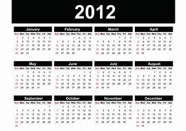 Image result for Calendar 2012 Print
