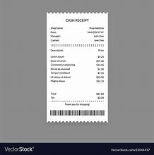 Image result for Cash Register Note