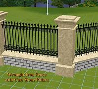 Image result for Sims 4 Iron Fence and Gate