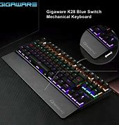 Image result for Gigaware K-28 Limited Edition Blue Switch Mechanical Keyboard