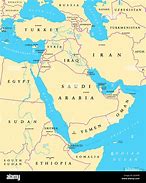 Image result for Middle East Countries and Water Map