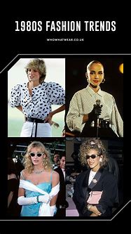 Image result for 1980s Fashion Icons