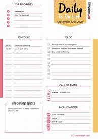 Image result for Work to Do List Printable