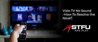 Image result for Vizio TV Has No Sound