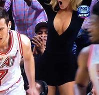 Image result for NBA Game Courtside Cleavage