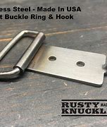 Image result for Belt Buckle Back Ring and Hook