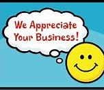 Image result for We Appreciate Your Business Sign Unique