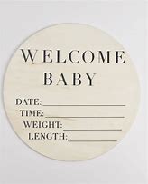 Image result for Welcome Baby Sign