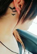 Image result for Bat Tattoo Behind Ear