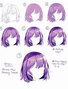 Image result for Anime Hair Drawing Tutorial