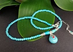 Image result for Turquoise Bead Necklace