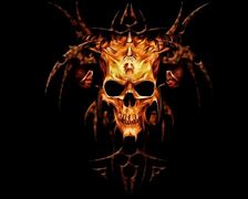 Image result for Dark Evil Skulls Black Background