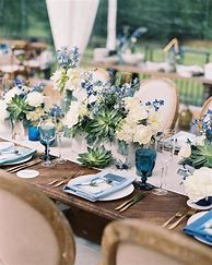 Image result for Blue Wedding Decorations DIY