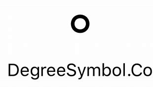 Image result for Degree Symbol Unicode