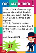 Image result for Amazing Math Tricks
