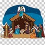Image result for Nativity Scene Cartoon Image