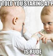 Image result for Baby Staring Meme