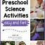 Image result for Preschool Science Activities