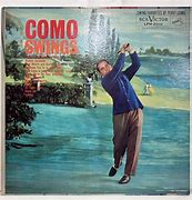 Image result for Perry Como with RCA Victor Dog