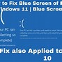 Image result for Windows 11 BlueScreen