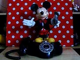 Image result for Mickey Mouse Ringing Talking Toy Phone