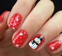 Image result for Short Witchy Christmas Nails