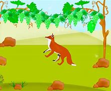 Image result for Fox and Grapes Cartoon