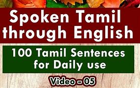 Image result for Spoken Tamil through Bengali