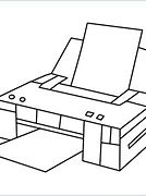 Image result for Draw and Label a Printer