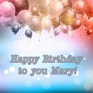 Image result for Happy Birthday Mary Clip Art