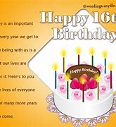 Image result for 16th Birthday Messages
