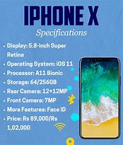 Image result for iPhone X Full Specification