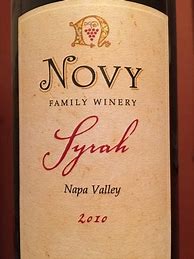 Image result for Novy Family Syrah Napa Valley