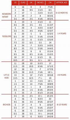 Children S Shoe Size Chart Shoe Size Chart Kids Baby