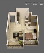 Image result for 1 Bedroom House Plans