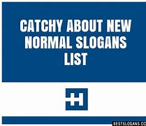 Image result for Welcome to the New Normal Slogan
