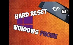 Image result for Factory Reset Microsoft Phone