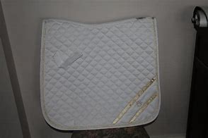 Image result for White and Rose Gold Dressage Saddle Pad