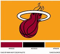 Image result for Miami Heat Color Palette