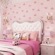 Image result for Girls' Bedroom Pink Wallpaper