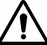Image result for Exclamation Mark Warning Symbol