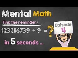 Image result for Mental Maths Techniques