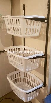 Image result for Laundry Basket That Habgsnon the Wall