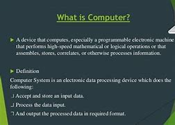 Image result for Information About Computer