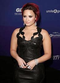 Image result for Demi Lovato Leather