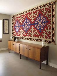 Image result for Hanging Rugs as Wall Art